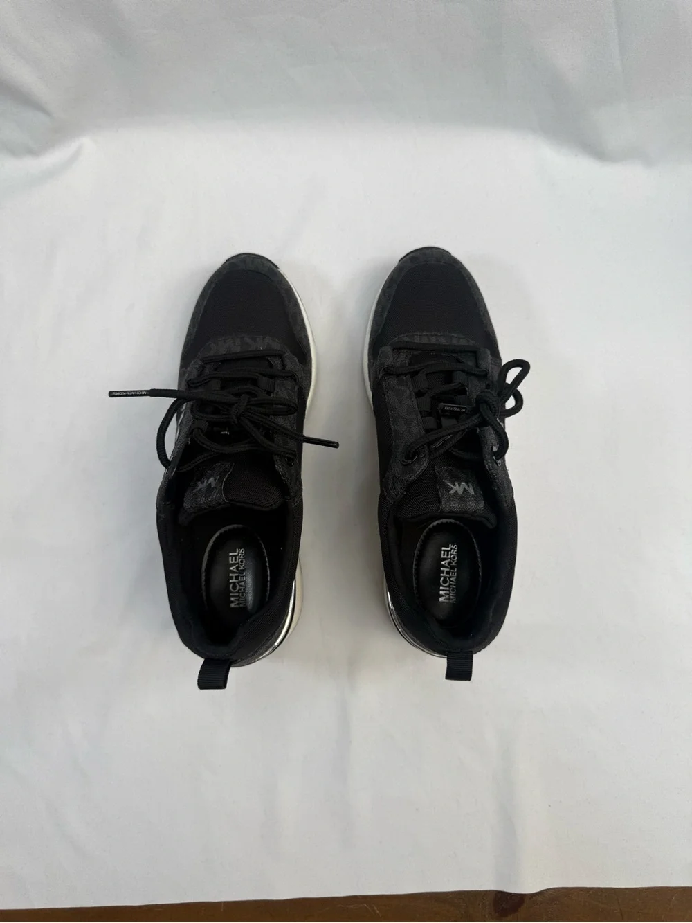 NEW Michael Kors Women’s Sami Zip Sneakers Black Multi Size 7.5M NWB Retail $130